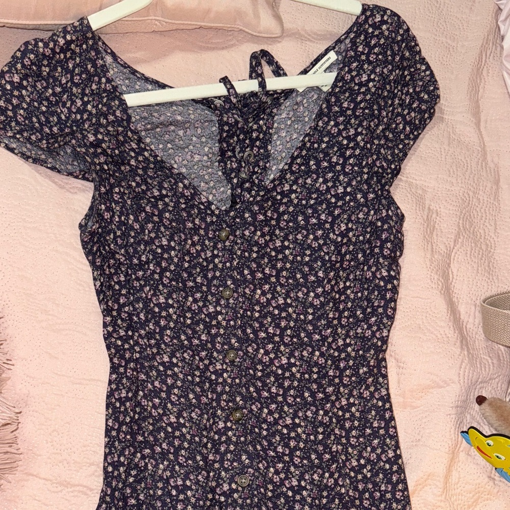 Floral Button-Down Women's Top